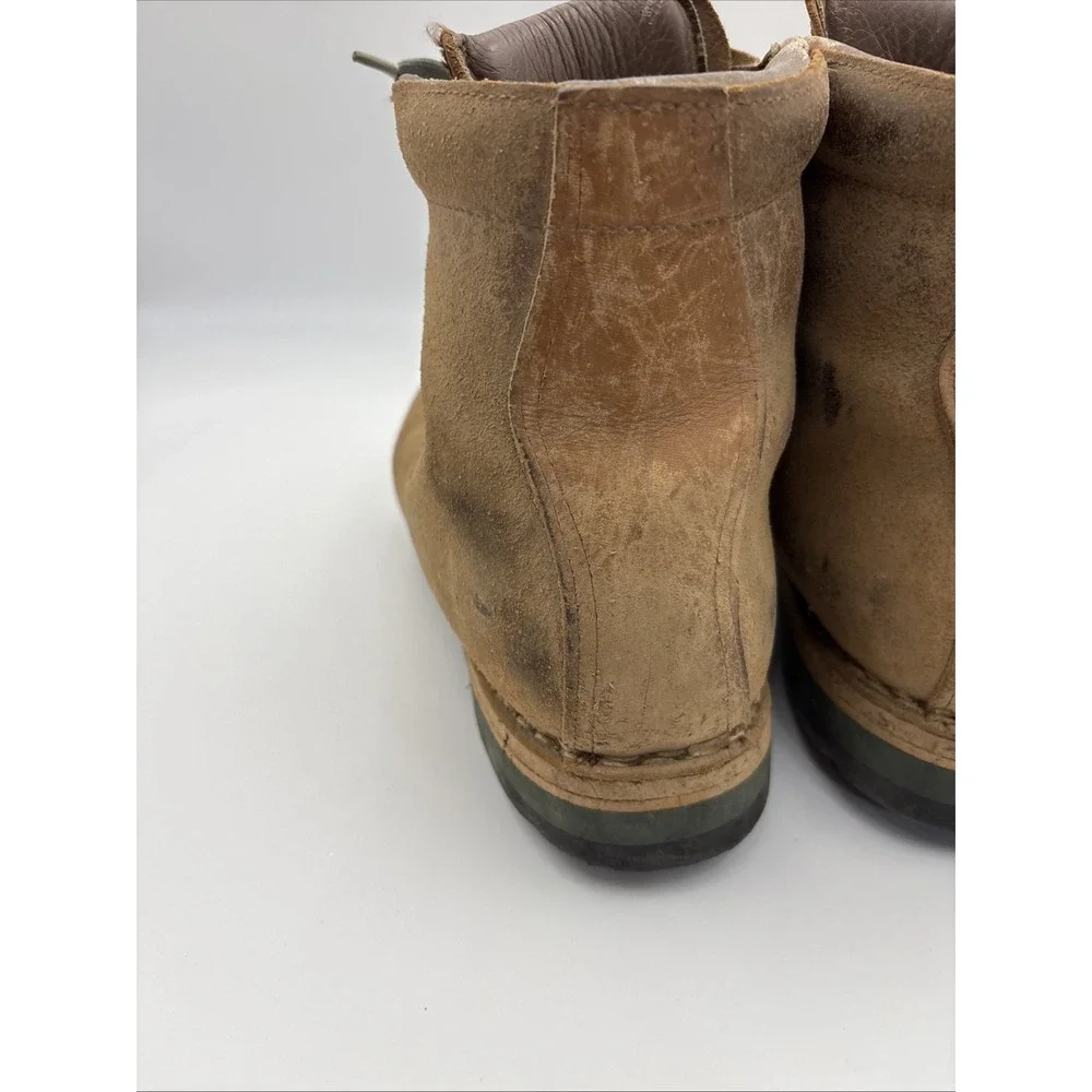 Vintage Mountaineering Hiking Boots Suede Men's Size 10 Brown